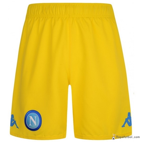 Pantalones Napoli Replica Segunda Ropa 2017/18 Amarillo